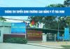 Thông tin tuyển sinh Trường Cao đẳng Y tế Trà Vinh năm 2020