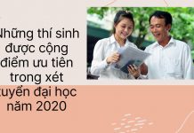 Cách tính điểm ưu tiên xét tuyển với các đối tượng năm học 2020 diem-uu-tien-xet-tot-thpt-2020-tinh-nhu-nao