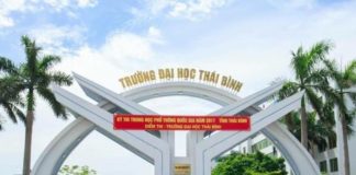 Điểm chuẩn năm 2020 của Trường Đại học Thái Bình diem-chuan-nam-2020-cua-truong-dai-hoc-thai-binh