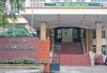 Học viện Ngoại giao công bố điểm chuẩn năm 2020
